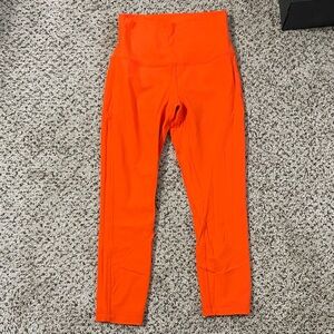 NWOT lululemon Align™ High-Rise Pant 25" - never worn only washed - True Orange